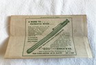 1946 Clinical Thermometer   Glass Case Eisele   Company W original Box And Docs