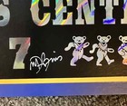 Dead   Company Dallas Tx 2017 Orig Silkscreen Concert Poster Dubois Lava Foil