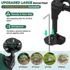 Outdoor Elevated Dog Bed With Canopy For Large Dogs  Green  Xl   Breathable R   