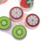 Healifty Contact Lens Case Cute Fruit Contacts Colored Lenses Case Container    