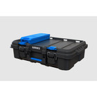 3 Pack Stack System Tool Box Small Organizer Dividers Blue Modular Storage
