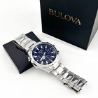 Bulova Marine Star Blue Dial Chronograph Men s Quartz Watch   43mm   96b256
