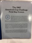 1987 America s Cup Challenge Fdc First Day Covers Postal Stamp Panel  I0 Fdc