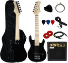 30  Kids Electric Guitar Pack With 5-watt Amp  Gig Bag strap cable strings pi   
