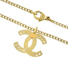 Authentic Chanel 03a Star Cc Logo Punching Gold Bracelet - Ddp Included - Rare