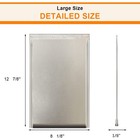 Dog pet Door Replacement Flap Compatible W  Pet Safe Measures 8 1 8   X 12 7 8  