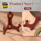 Wooden Small Easel Plate Stand  5 Inches Adjustable Plate Holders For Displaying