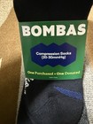Bombas Men s Performance Compression Sock  20-30mmhg Large Black Knee High