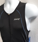 Zoot Triathlon Mens Sz M Ulta Tri Tank Black Mesh Back Side Pockets New Nwt