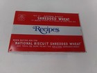Vintage National Biscuit Co Shredded Wheat Metal Recipe Box Nabisco 1973-niagara