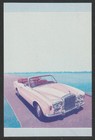 1711 - Nevis 1985 - Rolls Royce Imperf Proof In Magenta   Blue Only Mnh
