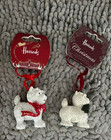 Harrods Westie Stationery- Decorations -tea 4 One-address Book- Glass Westie