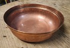 Antique 100  Solid Copper Vintage Mixing Bowl 7 5  Ayurveda Health