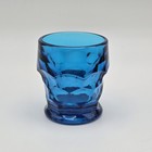 Set Of 5 Mid Century Modern Vintage Viking Honeycomb Pattern Shot Glasses