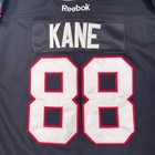 Reebok Hockey Jersey Mens 2xl Black Chicago Blackhawks Patrick Kane Fight Strap