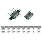    us Stock   linear Guide Rail Mgn12 Mgn15 Bearing Block Mgn12 15 Linear Rail Guide