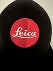 Leica Camera Black Vintage Flexfit Cap L-xl Embroidered Logo