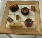 1 12 Artisan Cheese Board Pears Bread Signed Dollhouse Miniature Meal Food Snack