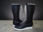 Men Wrestling Boots   Pro Wrestling Boots   Tall Lace-up Boots   Custom Handmade