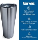 Tervis 30oz Stainless Steel Insulated Tumbler With Lid