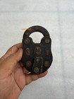 Lock Antique Brass Art Work Handmade Iron Vintage Padlock With 1 Key  Door Lock