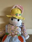 Vintage 1999 New 60    Plush Bunny Rabbit Stuffed 5 Foot Cotton Polyester Big Feet