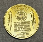 John F  Kennedy Inauguration Jan 20  1961 Bronze Commemorative Medal
