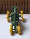 Vintage Cast Iron John Deere Gp Tractor Heavy Toy Model Spoked Steel Wheels 8 5 