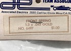 Team Associated 1 10 Front Gold Springs 1 3in X 0 045in  6497 Brand New