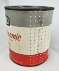 Vintage Unico Weather-amic Paint Varnish Can Advertising Sign Gas Oil Quart Tin