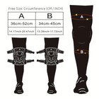 Motorcycle Knee Pads-reflective Safety Gear-adjustable Straps-impact Protection