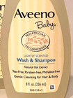 Aveeno Baby Wash   Shampoo 4 Pack 8 Fl Oz Tear Free Oat Extract Hair Body