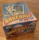 1989 Topps Baseball Empty Opened Display Wax Box  db65