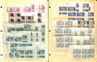 Canada Stamp Collection On 7 Stock Pages  Lot Of Mint Nh Blocks  ma 