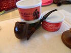 Estate Pipe   Made In Denmark   I S   25 beautiful Briar comes With Rest  Used