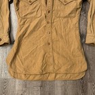 Vintage 1940s Boy Scout Uniform Shirt Mens Large Wool Long Sleeve Patches