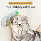 4 Catnip Silvervine Ball Toys  Extra Cat Energy Ball  Dental Teeth Cleaning Cats