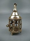 Antique Signed Simon Rosenall Solid Silver 800 Miniature Latern 