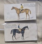 Lot Of Five 1889 Kinney Bros N230 English Running Horses Cigarette Cards  Nice 