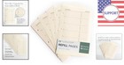 Versatile Refill Pages For 3-ring Address Book - 30 Ivory Sheets Included