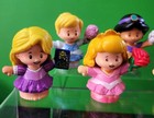 Fisher Price Little People Disney Princess Lot Of 7