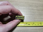 Vintage Letterpress Printing Block Space Bank Trade Mark Advertising Logo