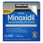 Kirkland Minoxidil 5  Extra Strength Men Hair Regrowth Foam 6 Month Supply