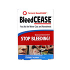 3 Pack Bleedcease Stop Bleeding First Aid Cuts   Nosebleeds Sterile 5 Ct Each