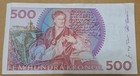 Sweden          500 Kronor Banknote 1995  p  59b 