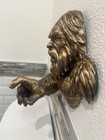 Bigfoot Sasquatch 9x9x6 Wall Mount Hanging Sculpture Cabin Lake House Cryptid