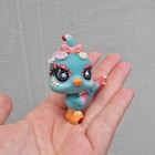 Littlest Pet Shop Ooak Custom Hand Painted Quail Bird Lps Hasbro Figurine