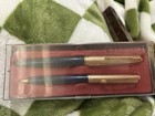 Estate Vintage Parker 45 Fountain Pen And Pencil Set In Box 60s W Brochure