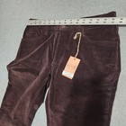 Solo Semore Jeans Womens 32 Brown Corduro Skinny Leg Deadstock 90s Y2k Vintage