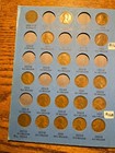 70 Coin Partial Set 1909  1940 Lincoln Wheat Penny Album Whitman Folder Lot  168